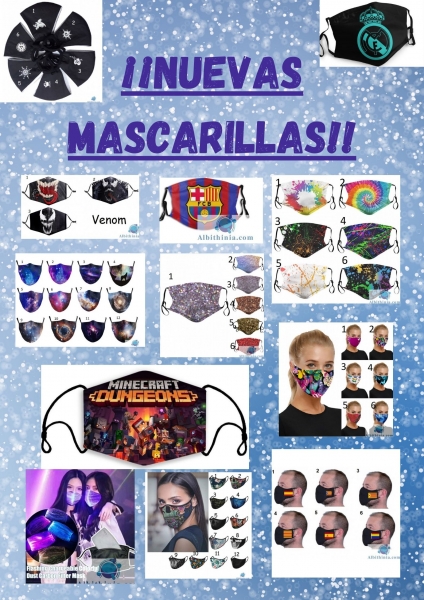 En albithinia.com encontrars nuestro catalogo de mascarillas para todas las edades