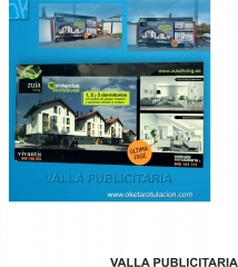 Valla publicitaria para empresa gestion inmobiliaria - vivantis  aoketarotulacion