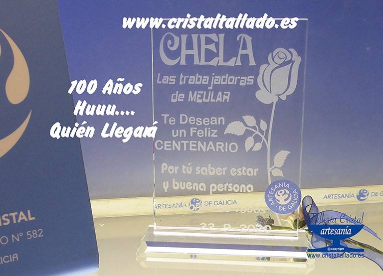 regalos jubilacion corua cristal