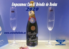 Copas bodas novios brindis galicia