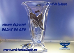 Jarron especial bodasdeoro cristal