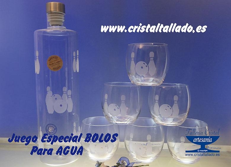 juego de cristal para agua