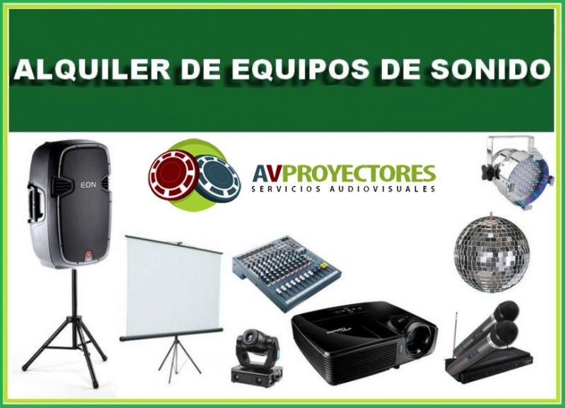Alquiler equipos de sonido para eventos en Madrid