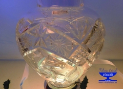 Anfora cristal plata