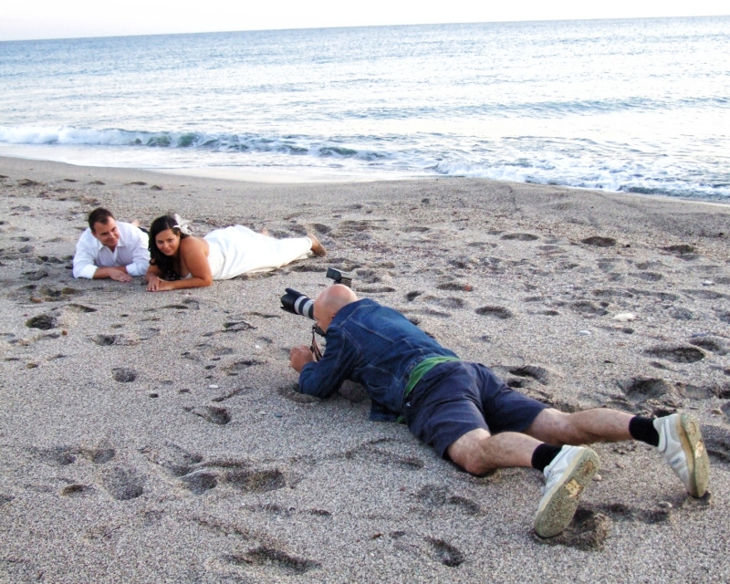 fotografo de bodas en la playa de Almera