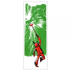 Serigrafia artesanal correfocs diable 3