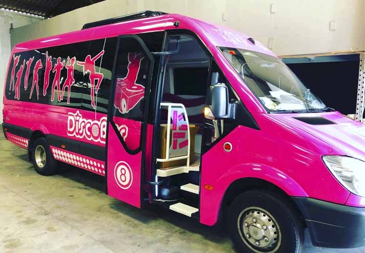 alquilar una disco bus en cadiz