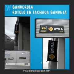 BYRA .- rotulacin banderola @oketarotulacion