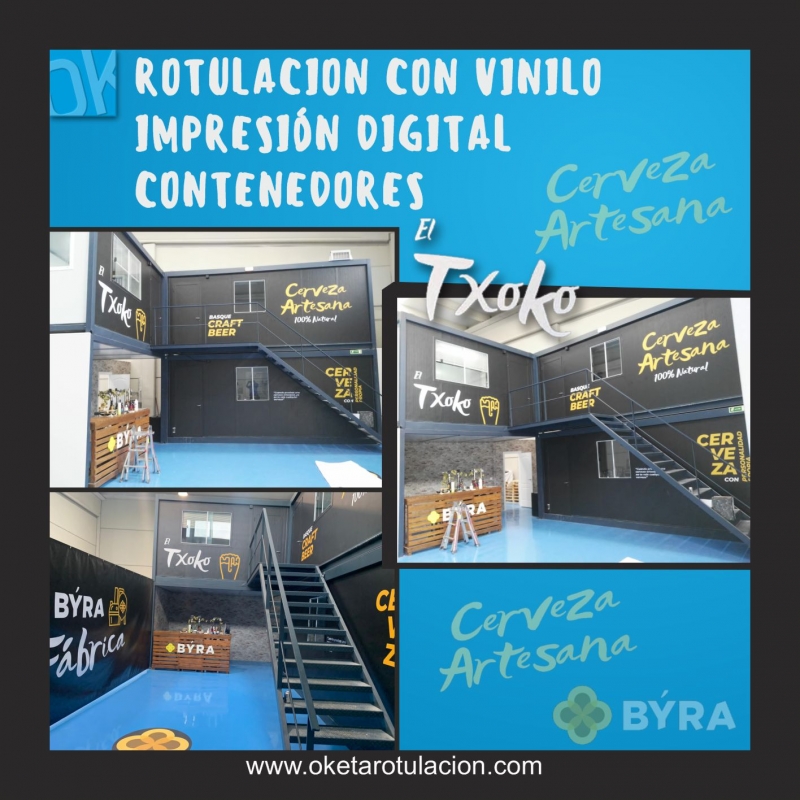 B¨YRA .- Rotulacion contnedores comerciales @oketarotulacion