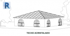 CASA CON TECHO DE CRISTAL