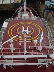 Pintado cubiertas buque atunero