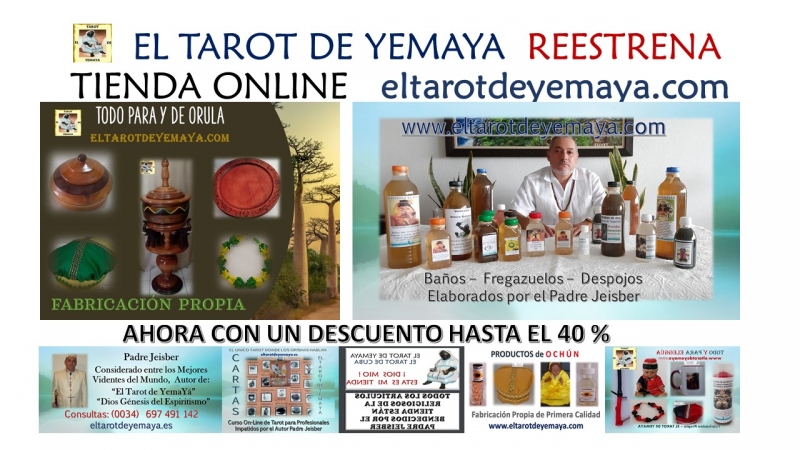 El Tarot de YemaYá, Mejor tienda de España de articulos Religiosos - Esotericos y Santeria de Cuba