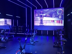 Preparacion completa de una sala de spinning virtual