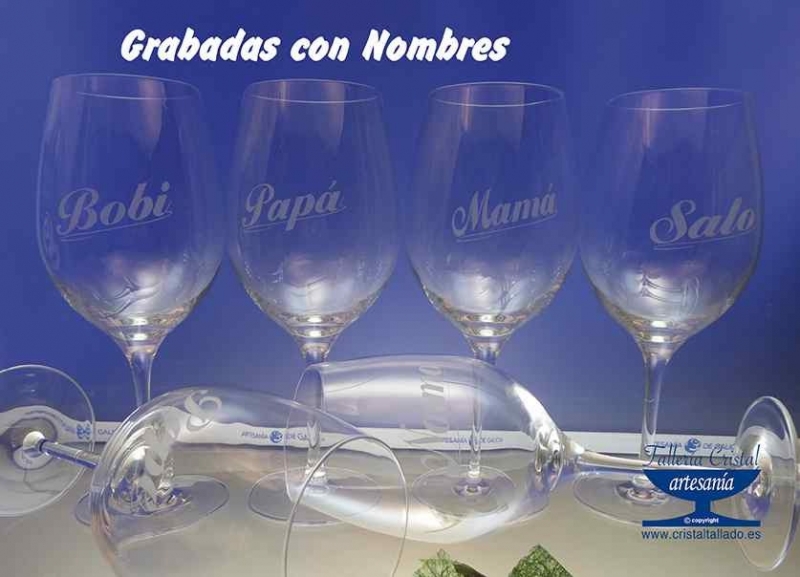 grabar copas vino nombres