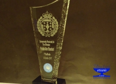 Grabados cristal trofeos coruna
