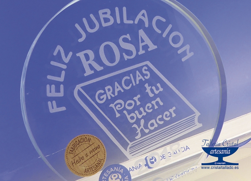 jubilacion regalos especiales cristal