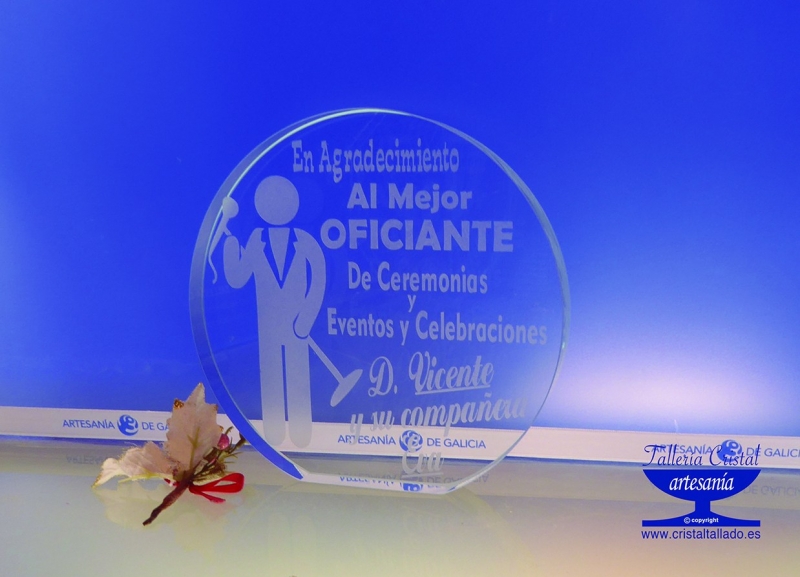 cristal placa eventos