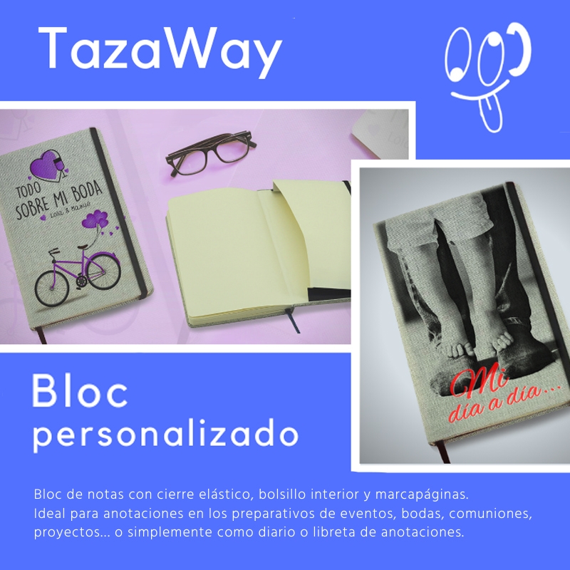 Bloc de notas personalizado | Además de funcional puede ser un regalo muy original para cumpleaños o