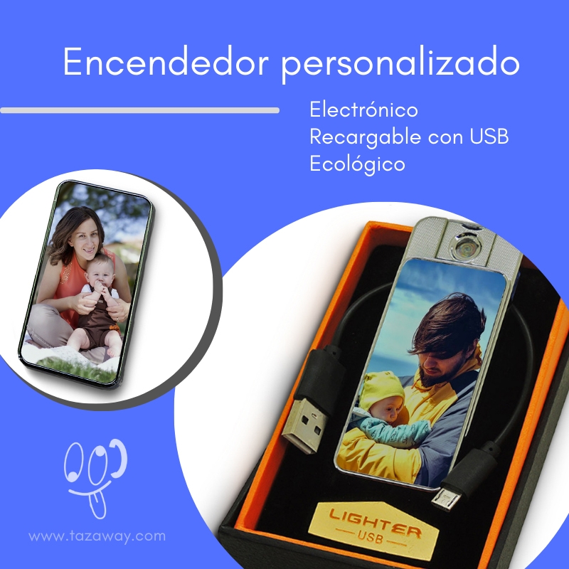 Encendedor electrnico recargable USB | Ecolgico y personalizado