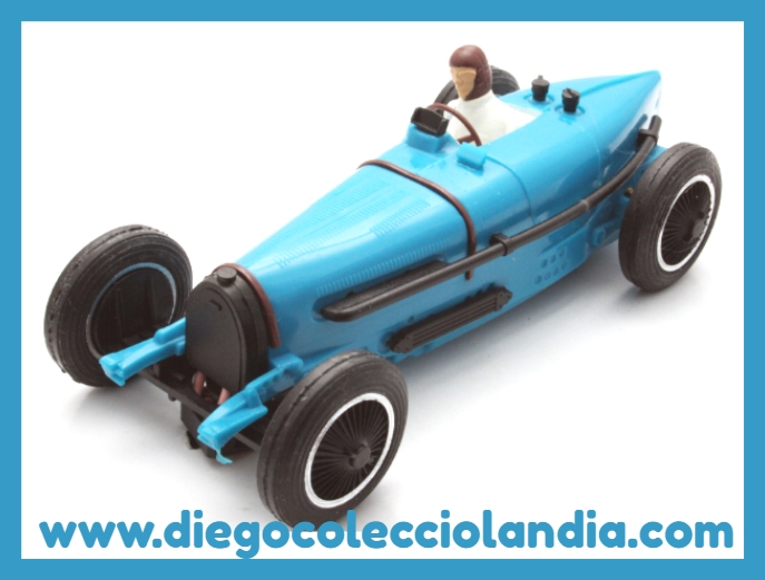 Bugatti de Pink Kar para Scalextric. www.diegocolecciolandia.com .Prueba de inyeccin Pink Kar