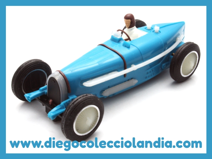 Bugatti de Pink Kar para Scalextric. www.diegocolecciolandia.com .Prueba de inyeccin Pink Kar