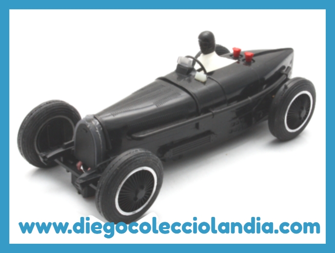 Bugatti de Pink Kar para Scalextric. www.diegocolecciolandia.com .Prueba de inyección Pink Kar