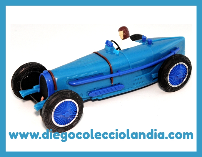 Bugatti de Pink Kar para Scalextric. www.diegocolecciolandia.com .Prueba de inyeccin Pink Kar