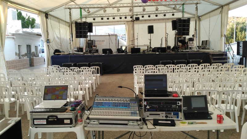 Equipo Line array 14.000 watios Ramonete Lorca