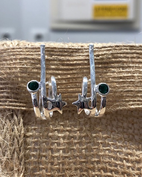 Ideales estos pendientes en plata de ley. Fabricación propia en Valencia