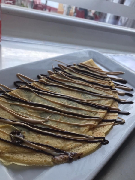 Ricos crepes para merendar en nuestra cafetería