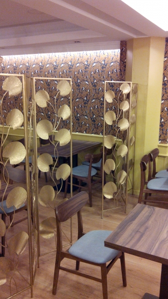 Proyecto Interiorismo Restaurante Indio Pakistan Lal Qila en Miranda de Ebro Burgos.