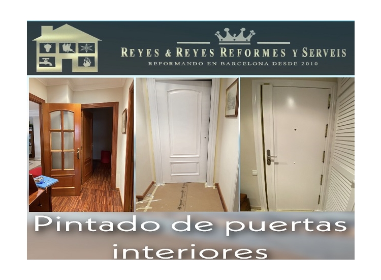 Pintado de Puertas interiores - Reformasreyes.es