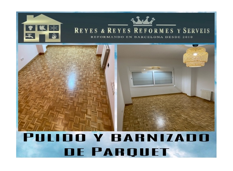 Pulido y barnizado de parquet - Reformasreyes.es