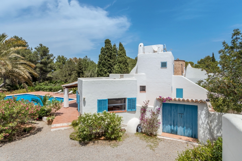 Exterior Finca en Las Salinas, San José, Ibiza - Engel & Völkers Ibiza - Inmobiliaria en Ibiza