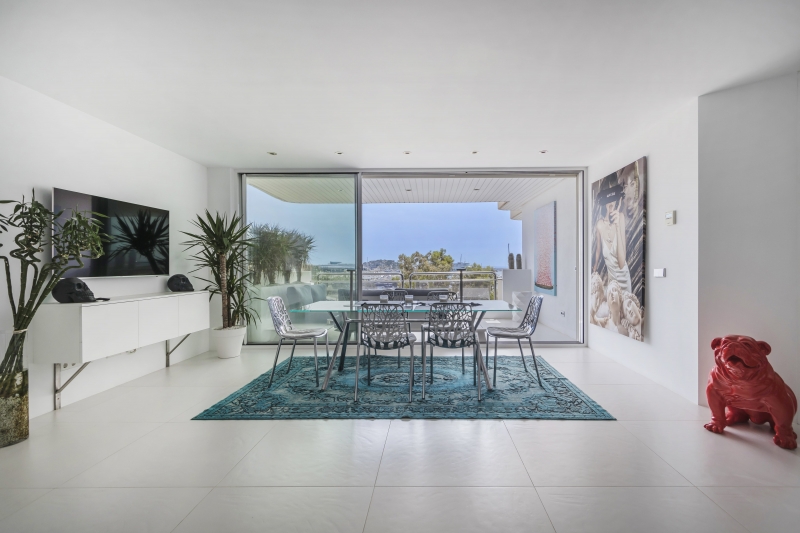 Salón - Apartamento en el centro de Ibiza - Engel & Völkers Ibiza - Inmobiliaria en Ibiza