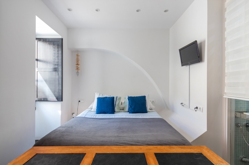 Dormitorio - Apartamento en el centro de Ibiza - Engel & Völkers Ibiza - Inmobiliaria en Ibiza