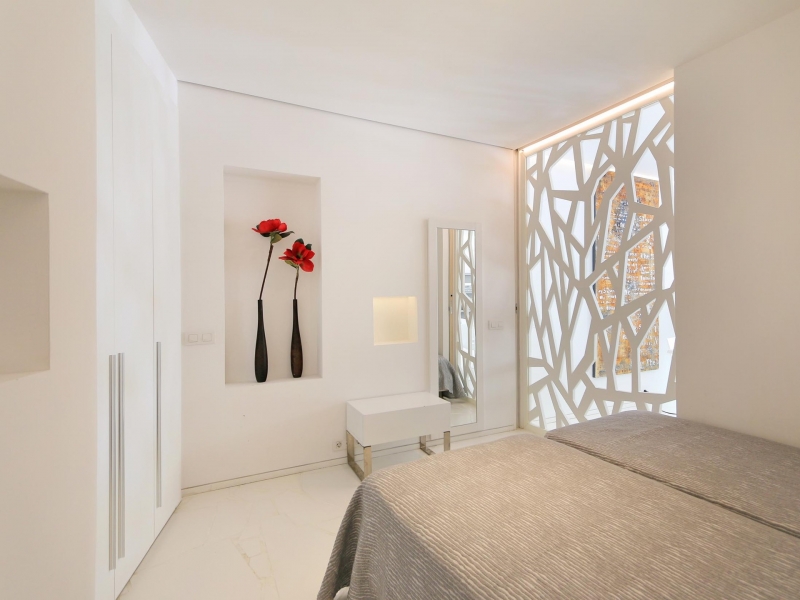 Dormitorio - Apartamento en el centro de Ibiza - Engel & Vlkers Ibiza - Inmobiliaria en Ibiza