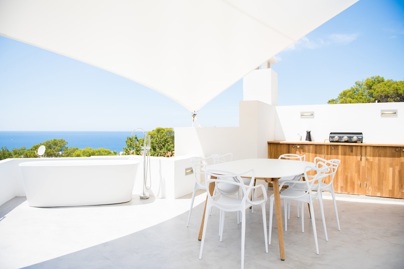 Vistas al mar- Villa en Cala Vadella, San Jos, Ibiza-Engel & Vlkers Ibiza - Inmobiliaria en Ibiza