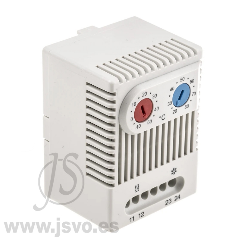 Stego 01175.0-00 Termostato dual NO-NC. Regula calefactores y ventiladores de forma simultánea