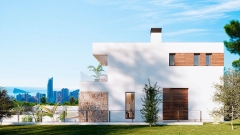 Villa chalet de obra nueva en finestrat