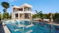Villa chalet de obra nueva en finestrat