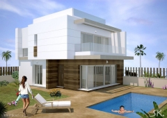 Villas chalets de obra nueva en orihuela costa