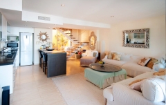 Salon - apartamento en san agustin, san jose, ibiza - engel & volkers ibiza - inmobiliaria en ibiza