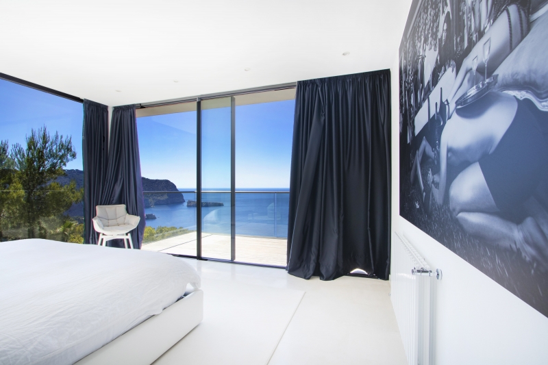 Dormitorio - Villa en San Miguel, San Juan, Ibiza - Engel & Vlkers Ibiza - Inmobiliaria en Ibiza