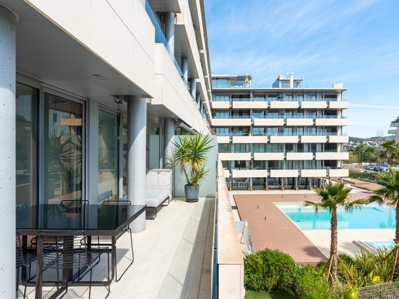 Terraza - Apartamento en Ibiza Centro -Engel & Völkers Ibiza- Inmobiliaria en Ibiza