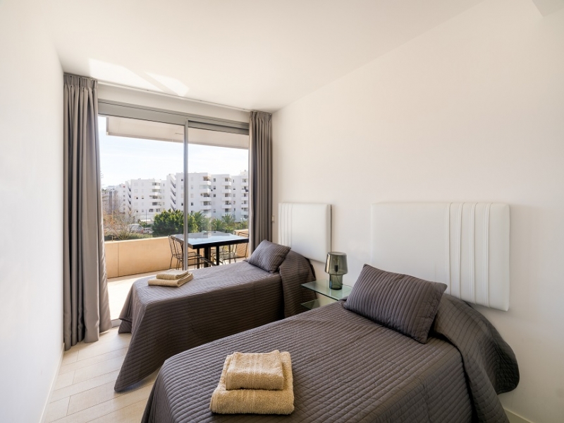 Dormitorio - Apartamento en Ibiza Centro -Engel & Völkers Ibiza- Inmobiliaria en Ibiza