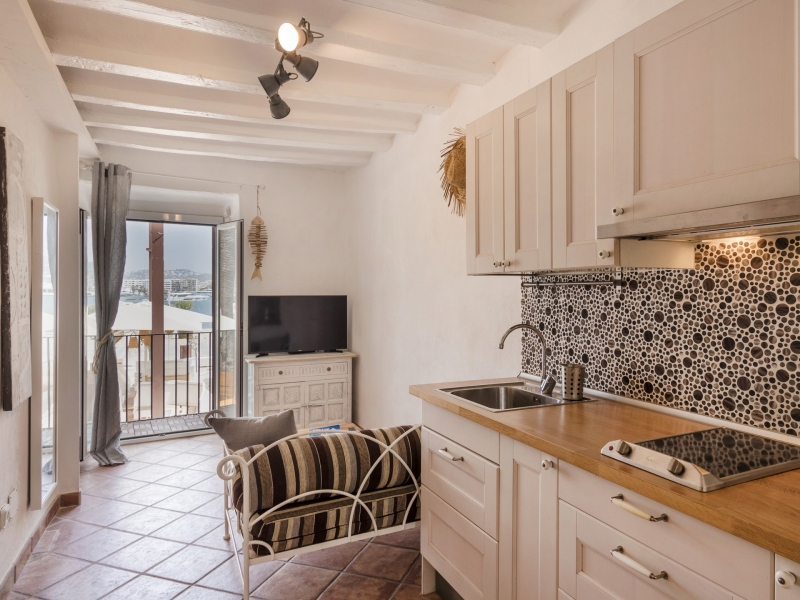 Cocina - Apartamento en Ibiza Centro - Engel & Völkers Ibiza - Inmobiliaria en Ibiza - Comprar casas
