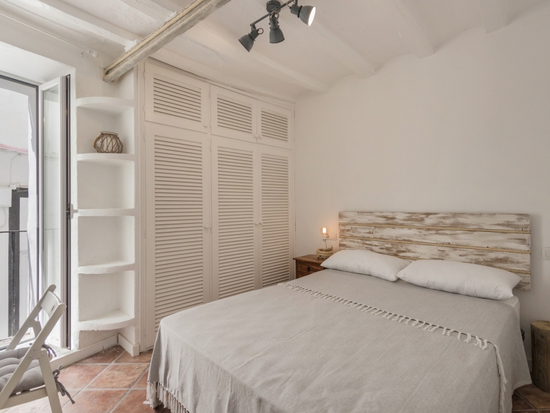 Dormitorio- Apartamento en Ibiza Centro-Engel & Völkers Ibiza - Inmobiliaria en Ibiza -Comprar casas