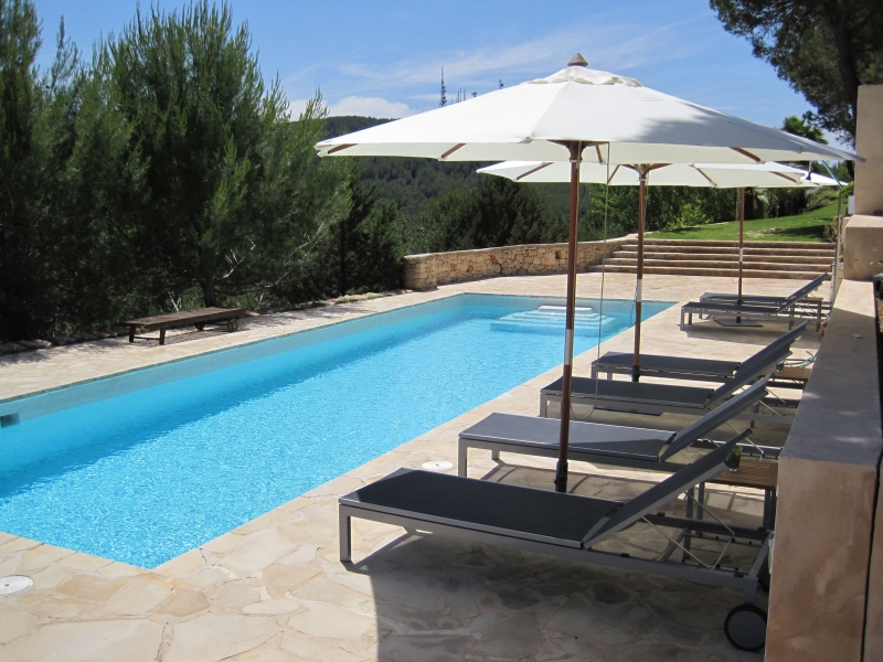 Piscina - Villa en San Lorenzo, San Juan, Ibiza - Engel & Vlkers Ibiza - Inmobiliaria en Ibiza	