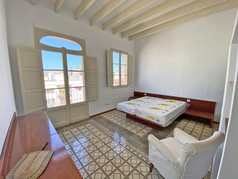 Dormitorio- Ático en Ibiza Centro-Engel & Völkers Ibiza-Inmobiliaria en Ibiza-Comprar casas en Ibiza